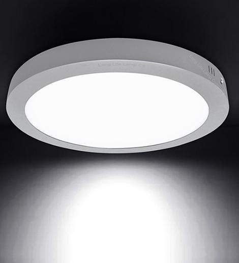 24w Surface Mount LED Round Panel 6500K Cool White - PanelHut Free Delivery on all orders