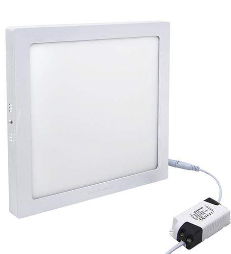 24w Surface Mount LED Square Panel 3500K Warm White - PanelHut Free Delivery on all orders