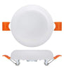 6w Round LED Panel Light Recessed with Edge Lit 6500k 6RCWA