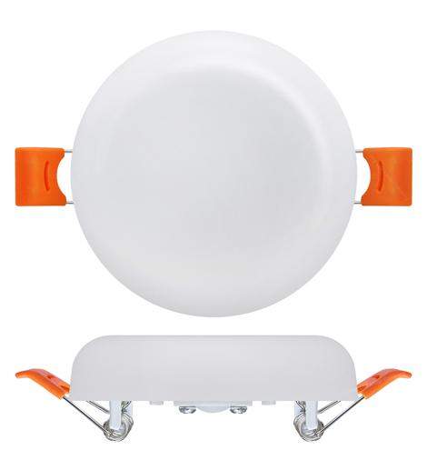 6w Round LED Panel Light Recessed with Edge Lit 6500k 6RCWA