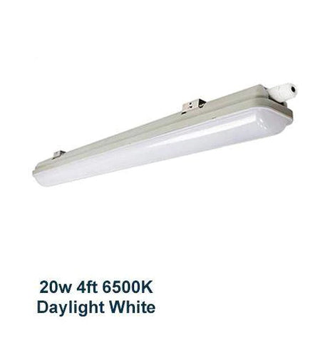20w 4 feet LED Ceiling Batten Light Triproof Fitting IP66 6500K
