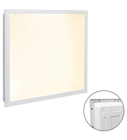 48w Recessed Ceiling LED Panel 3000K Warm White 600 x 600 Back Lit