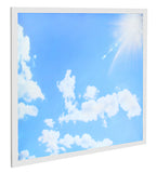 40w Blue Sky LED Ceiling Panel Light 600 x 600 Cloud Sun Scene