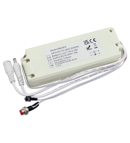 Emergency Battery Pack Kit for LED Panel Up To 48w 3 Hours EML06