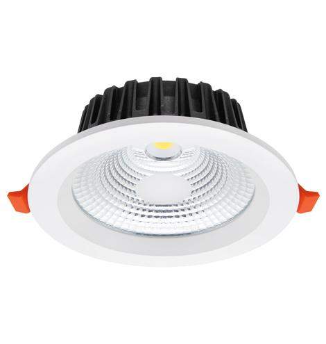 COB 12W Recessed Commercial LED Downlight 6000k PL Metal Halide Replacement CDL12