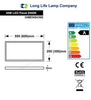 30w LED Recessed Ceiling Panel 6500K Cool White 300 x 600 - PanelHut Free Delivery on all orders