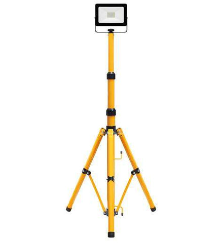 30W LED Single Tripod Work Light IP65 6500k 220 - 240v TRI01 - PanelHut Free Delivery on all orders