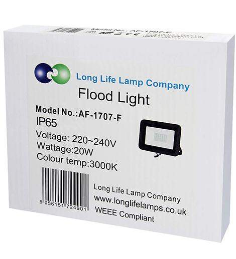 30w Outdoor LED Floodlight IP65 Waterproof Warm White 3000k - PanelHut Free Delivery on all orders