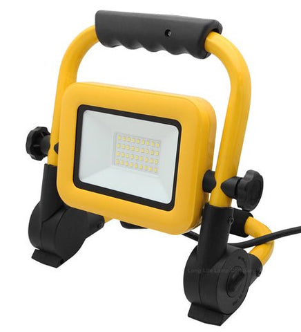 30w Outdoor LED Worklight Floodlight Adjustable IP65 Waterproof Cool White 6000k WKL3W - PanelHut Free Delivery on all orders