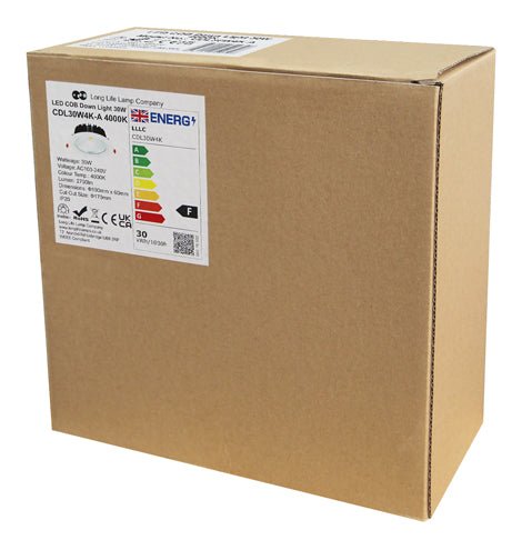 30w Round Recessed LED Down Light Cool White 4000k PL Metal Halide Replacement CDL30W4K - PanelHut Free Delivery on all orders