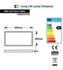 Cool white 7000K LED ceiling panel 300x600