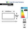36W LED Panel 300 x 600 Surface Mount 6500k Cool White - PanelHut Free Delivery on all orders