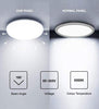 36w Round LED Panel Light Recessed with Edge Lit 6500k - PanelHut Free Delivery on all orders