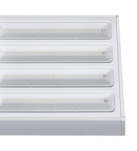 48w Surface Mount LED Panel 600 x 600 Ceiling Light 6500k 4 Sections Back Lit