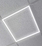 2 pack 600 x 600 40w LED Edge Lit Border Recessed Ceiling Light 6500k Cool White