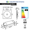 3w LED Emergency Down Light IP20 EML04 - D - PanelHut Free Delivery on all orders