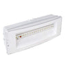 Round LED emergency bulkhead light 180 minute battery backup