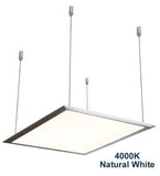 48w Hanging Ceiling LED Panel 4000K Natural White 600 x 600