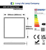 40w Dimmable LED Recessed Ceiling Panel Light 600 x 600 6500K Cool White - PanelHut Free Delivery on all orders