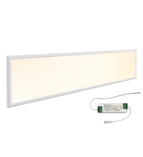 40w Dimmable Recessed Ceiling LED Panel 3500k Warm White 1200 x 300 - PanelHut Free Delivery on all orders