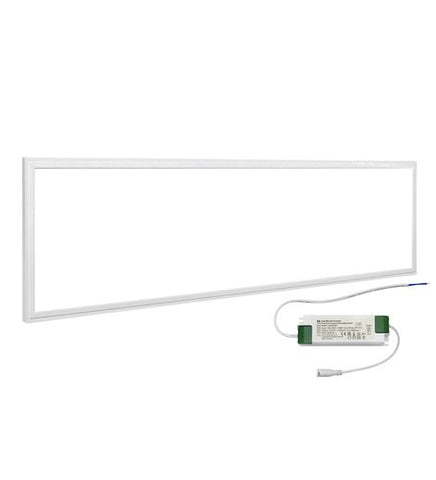 40w Dimmable Recessed LED Ceiling Panel Light 1200 x 300 6500K Cool White - PanelHut Free Delivery on all orders