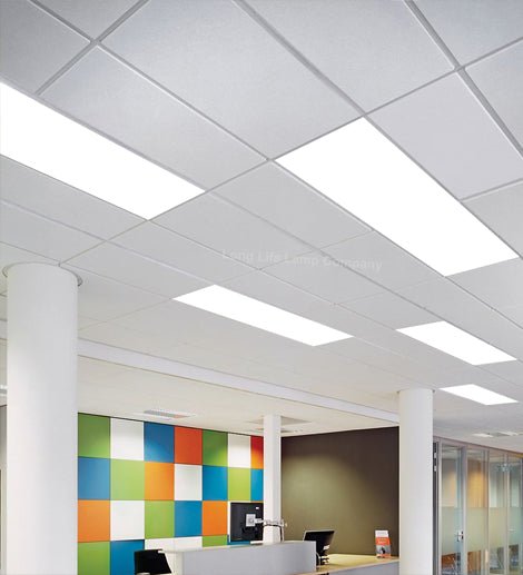 40w Dimmable Recessed LED Ceiling Panel Light 1200 x 300 6500K Cool White - PanelHut Free Delivery on all orders