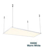 40w Hanging Ceiling LED Panel 3500K Warm White 1200 x 300 - PanelHut Free Delivery on all orders