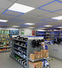 40w LED 600 x 600 Edge Lit Border Recessed Ceiling Light Blue - PanelHut Free Delivery on all orders