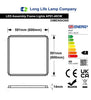 40w LED 600 x 600 Edge Lit Border Recessed Ceiling Light Cool White AP01 - PanelHut Free Delivery on all orders