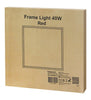 40w LED 600 x 600 Edge Lit Border Recessed Ceiling Light RED - PanelHut Free Delivery on all orders