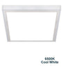 40w LED 600x600 Square Panel 6500K Cool White SURFACE MOUNT - PanelHut Free Delivery on all orders