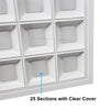 40w LED Panel 600 x 600 Recessed Ceiling Light 6500K 25 Sections Back Lit - PanelHut Free Delivery on all orders