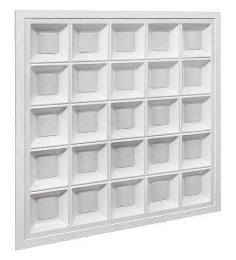 40w LED Panel 600 x 600 Recessed Ceiling Light 6500K 25 Sections Back Lit - PanelHut Free Delivery on all orders
