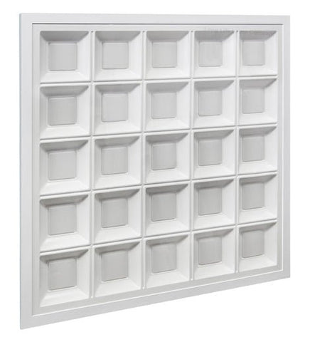 40w LED Panel 600 x 600 Recessed Ceiling Light 6500K 25 Sections Back Lit - PanelHut Free Delivery on all orders