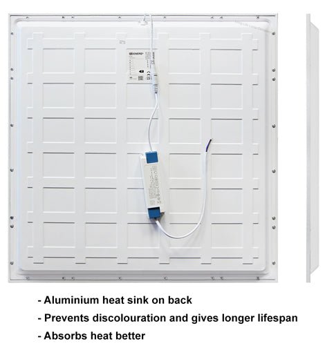 40w LED Panel 600 x 600 Recessed Ceiling Light 6500K 36 Sections - PanelHut Free Delivery on all orders