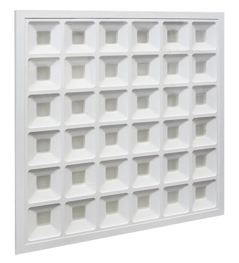 40w LED Panel 600 x 600 Recessed Ceiling Light 6500K 36 Sections - PanelHut Free Delivery on all orders