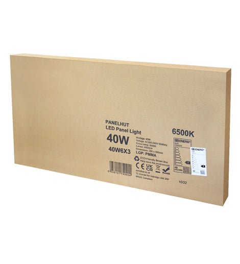 40w LED Recessed Ceiling Panel Light 300 x 600 6500k Cool White - PanelHut Free Delivery on all orders