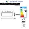 40w Recessed Ceiling LED Panel 6500K Cool White 1200 x 300 - PanelHut Free Delivery on all orders