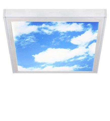 40w Surface Mount Ceiling LED Sky Panel White Frame 600 x 600 - PanelHut Free Delivery on all orders