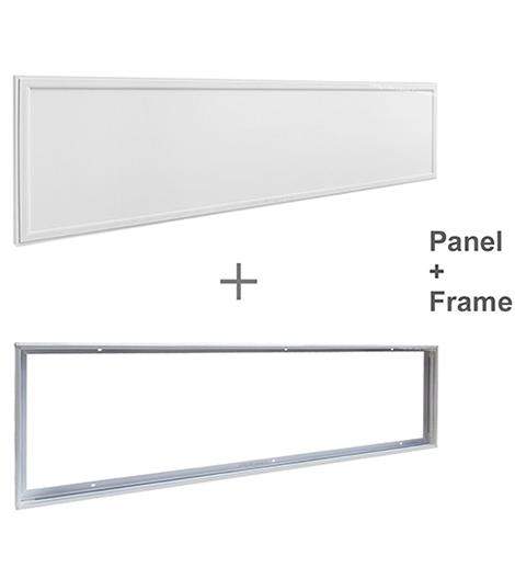 40w Surface Mount LED Panel 3500K Warm White Light 1200 x 300 - PanelHut Free Delivery on all orders