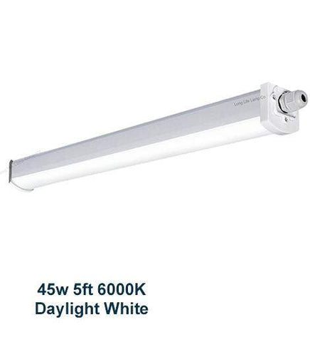 45w 5 feet LED Ceiling Batten Light Triproof Fitting IP66 6000K - PanelHut Free Delivery on all orders