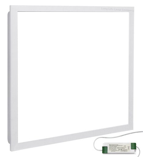 48W Dimmable Backlight Heat Sink Ceiling Panel Light 600 x 600 6500k Cool White Recessed - PanelHut Free Delivery on all orders