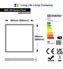 48w Dimmable LED Ceiling Panel 4000k Natural White 600 x 600 - PanelHut Free Delivery on all orders
