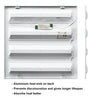 48w Dimmable LED Panel 600 x 600 Ceiling Light 6500k Recessed 4 Sections Back Light - PanelHut Free Delivery on all orders