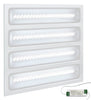 48w Dimmable LED Panel 600 x 600 Ceiling Light 6500k Recessed 4 Sections Back Light - PanelHut Free Delivery on all orders