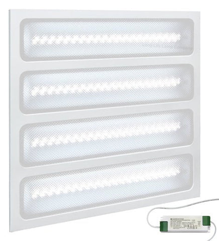 48w Dimmable LED Panel 600 x 600 Ceiling Light 6500k Recessed 4 Sections Back Light - PanelHut Free Delivery on all orders