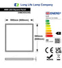 48w Dimmable Recessed Ceiling LED Panel Light 600 x 600 PMMA 6500k - PanelHut Free Delivery on all orders