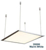 48w Hanging Ceiling LED Panel 3000K Warm White 600 x 600 - PanelHut Free Delivery on all orders