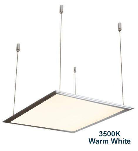 48w Hanging Ceiling LED Panel 3000K Warm White 600 x 600 - PanelHut Free Delivery on all orders