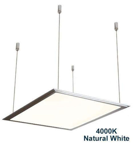 48w Hanging Ceiling LED Panel 4000K Natural White 600 x 600 - PanelHut Free Delivery on all orders